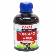 Чернила WWM C40 Black для Canon 200г (C40/BP) пигментные w_C40/BP