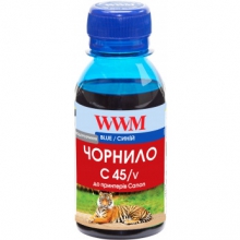 Чорнило WWM C45 Blue для Canon 100г (C45/V-2) водорозчинне w_C45/V-2
