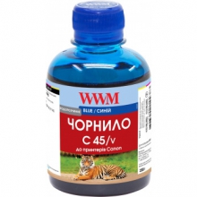 Чорнило WWM C45 Blue для Canon 200г (C45/V) водорозчинне w_C45/V