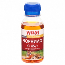 Чорнило WWM C45 Yellow для Canon 100г (C45/Y-2) водорозчинне w_C45/Y-2