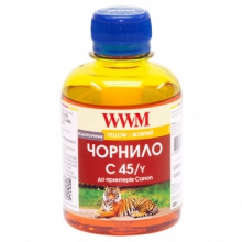 Чорнило WWM C45 Yellow для Canon 200г (C45/Y) водорозчинне w_C45/Y