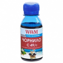 Чернила WWM C49 Cyan для Canon 100г (C49/C-2) водорастворимые w_C49/C-2