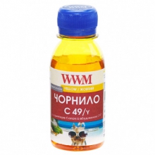 Чорнило WWM C49 Yellow для Canon 100г (C49/Y-2) водорозчинне w_C49/Y-2