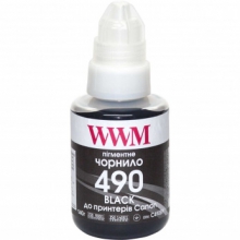 Чорнило WWM GI-490 Black для Canon 140г (C490BP) пігментне w_C490BP