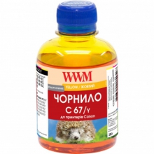 Чернила WWM C67 Yellow для Canon 200г (C67/Y) водорастворимые w_C67/Y