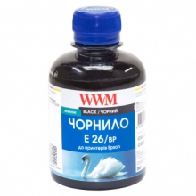 Чорнило WWM E26 Black для Epson 200г (E26/BP) пігментне w_E26/BP