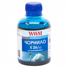 Чорнило WWM E26 Light Cyan для Epson 200г (E26/LC) водорозчинне w_E26/LC