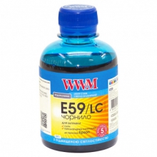 Чернила WWM E59 Light Cyan для Epson 200г (E59/LC) водорастворимые w_E59/LC
