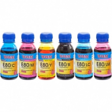 Комплект чорнила WWM E80 B/C/M/Y/LC/LM для Epson 6х100г (E80SET-2) водорозчинне w_E80SET-2