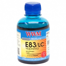 Чорнило WWM E83 Light Cyan для Epson 200г (E83/LC) водорозчинне w_E83/LC