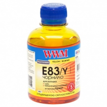 Чернила WWM E83 Yellow для Epson 200г (E83/Y) водорастворимые w_E83/Y