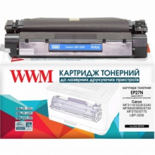 Картридж тонерный WWM для Canon LBP-3200/MF3110 аналог Canon EP-27 Black (2500 копий) (EP27N) w_EP27N