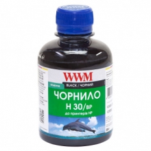 Чернила WWM H30 Black для HP 200г (H30/BP) пигментные w_H30/BP