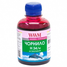 Чорнило WWM H34 Magenta для HP 200г (H34/M) водорозчинне w_H34/M