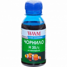 Чорнило для СНПЧ WWM H35 Cyan для HP 100г (H35/C-2) водорозчинне w_H35/C-2