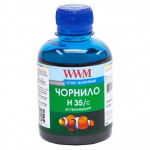 Чернила для СНПЧ WWM H35 Cyan для HP 200г (H35/C) водорастворимые w_H35/C