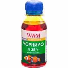 Чернила для СНПЧ WWM H35 Yellow для HP 100г (H35/Y-2) водорастворимые w_H35/Y-2