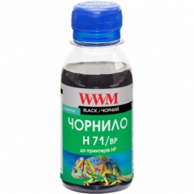 Чернила WWM H71 Black для HP 100г (H71/BP-2) пигментные w_H71/BP-2