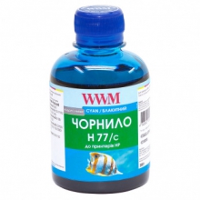 Чорнило WWM H77 Cyan для HP 200г (H77/C) водорозчинне w_H77/C