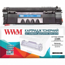 Картридж тонерный WWM для HP LJ P2015/P2014/M2727 аналог Q7553A Black (3000 копий) (LC27N) w_LC27N