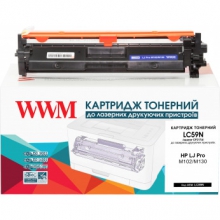 Картридж тонерный WWM для HP LJ M15/16/17, MFP M28/29/30 аналог CF244A Black (1000 копий) (CF244A-WWM) w_LC59N