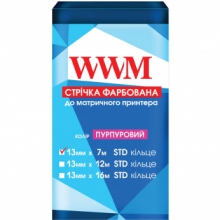 Стрічка фарбуюча WWM 13мм х 7м STD кільце Refill Purple (R.13.7SP) w_R.13.7SP