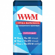 Стрічка фарбуюча WWM 13мм х 10м HD лівий Refill Purple (R13.10HPM) w_R13.10HPM