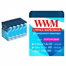 Стрічка фарбуюча WWM 13мм х 10м STD кільце Refill Purple (R13.10SP5) 5шт w_R13.10SP5