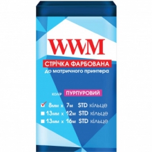 Стрічка фарбуюча WWM 8мм х 7м STD кільце Refill Purple (R8.7SP) w_R8.7SP