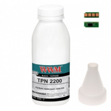 Тонер і авточіп WWM 90Г (TC-PC-211RB-WWM) з лійкою w_TC-PC-211RB-WWM