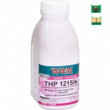 Тонер и Чип WWM 40Г Magenta TC1215M w_TC1215M