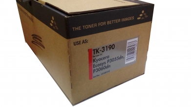 Туба с тонером Integral для Kyoсera Mita Ecosys P3055/3060 аналог TK-3190 Black (12100175) + Чип w_12100175