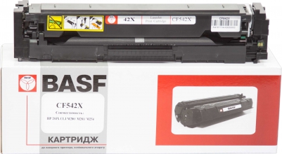 Картридж BASF замена HP 203X CF542Х Yellow (BASF-KT-CF542Х) w_BASF-KT-CF542Х