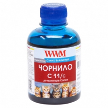 Чорнило WWM C11 Cyan для Canon 200г (C11/C) водорозчинне w_C11/C