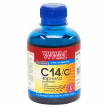 Чорнило WWM C14 Cyan для Canon 200г (C14/C) водорозчинне w_C14/C