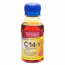 Чорнило WWM C14 Yellow для Canon 100г (C14/Y-2) водорозчинне w_C14/Y-2