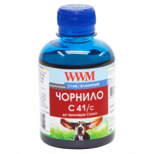 Чорнило WWM C41 Cyan для Canon 200г (C41/C) водорозчинне w_C41/C