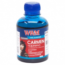 Чорнило WWM CARMEN Cyan для Canon 200г (CU/C) водорозчинне w_CU/C