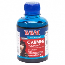 Чернила WWM CARMEN Cyan для Canon 200г (CU/C) водорастворимые w_CU/C