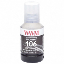 Чернила WWM 106 Photo Black для Epson 140г (E106PB) водорастворимые w_E106PB