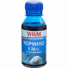 Чорнило WWM E26 Cyan для Epson 100г (E26/C-2) водорозчинне w_E26/C-2