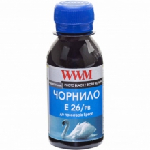 Чорнило WWM E26 Photo Black для Epson 100г (E26/PB-2) водорозчинне w_E26/PB-2