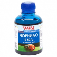 Чернила WWM E50 Cyan для Epson 200г (E50/C) водорастворимые w_E50/C