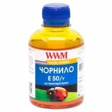 Чернила WWM E50 Yellow для Epson 200г (E50/Y) водорастворимые w_E50/Y