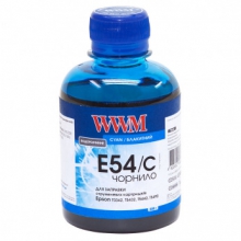 Чернила WWM E54 Cyan для Epson 200г (E54/C) водорастворимые w_E54/C
