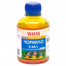 Чернила WWM E64 Yellow для Epson 200г (E64/Y) водорастворимые w_E64/Y