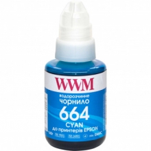 Чернила WWM 664 Cyan для Epson 140г (E664C) водорастворимые w_E664C
