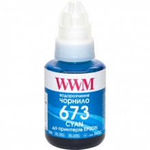 Чорнило WWM 673 Cyan для Epson 140г (E673C) водорозчинне w_E673C
