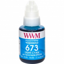 Чорнило WWM 673 Light Cyan для Epson 140г (E673LC) водорозчинне w_E673LC