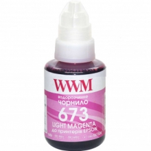Чорнило WWM 673 Light Magenta для Epson 140г (E673LM) водорозчинне w_E673LM